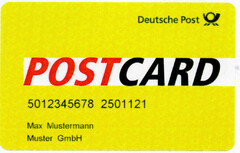 POSTCARD Deutsche Post