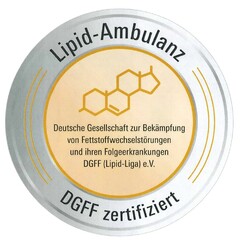 Lipid-Ambulanz DGFF zertifiziert