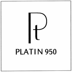 Pt PLATIN 950