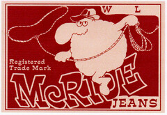 McRIDE JEANS Registered Trade Mark