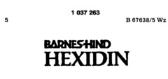 BARNES-HIND HEXIDIN