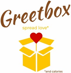 Greetbox spread love* *and calories