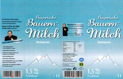 Bayerische Bauernmilch fettarm
