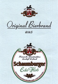 Original Bierbrand aus Schaumburger Edel-herb