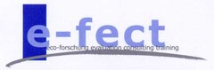 e-fect eco-forschung evaluation consulting training