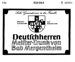 Deutschherren Meister-Trunk von Bad Mergentheim