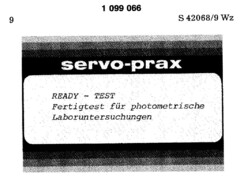 servo-prax READY - TEST Fertigtest für photometrische Laboruntersuchungen