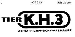TIER K.H.3 GERIATRICUM-SCHWARZHAUPT