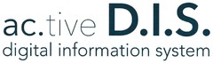 acDIS - active digital information system