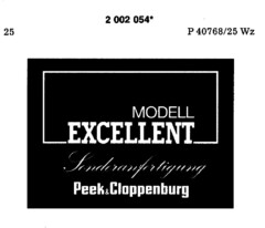 MODELL EXCELLENT Sonderanfertigung Peek & Cloppenburg