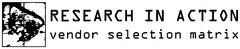 RESEARCH IN ACTION vendor selection matrix