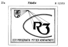 DER PRÄSERVATIV MIT DER KONTAKTNOTE R3