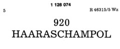 290 HAARASCHAMPOL