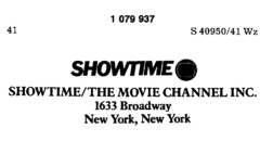 SHOWTIME/THE MOVIE CHANNEL INC.