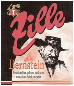 Zille Bernstein Premiumbier, gebraut nach dem deutschen Reinheitsgebot