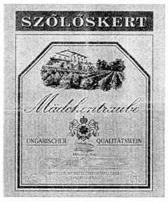 SZÖLÖSKERT Mädchentraube