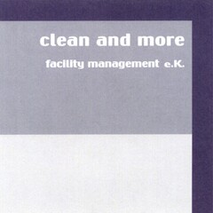 clean and more facility management e.K.