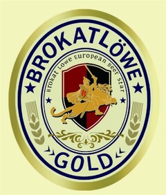 BROKATLÖWE GOLD Brokat Lowe European Beer star