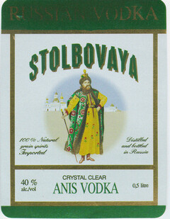 RUSSIAN VODKA STOLBOVAYA