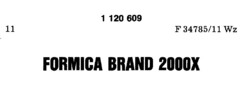 FORMICA BRAND 2000 X