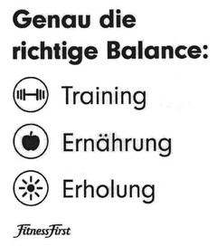 Genau die richtige Balance: