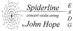 Spiderline concert violin string by John Hope EADG