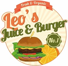 Fresh & Organic Leo's Juice & Burger No.1