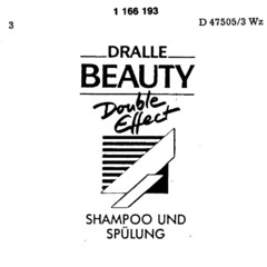 DRALLE BEAUTY Double Effect SHAMPOO UND SPÜLUNG