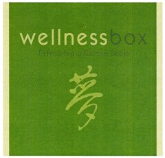 wellnessbox Erfrischung für die Seele