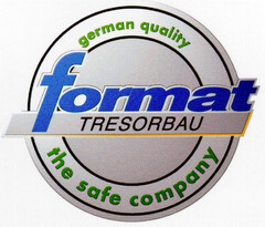 format TRESORBAU german qualitiy the safe company