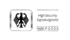 High Security Signaturgesetz regtp P 0000