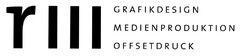 GRAFIKDESIGN MEDIENPRODUKTION OFFSETDRUCK