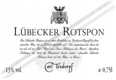 LÜBECKER ROTSPON