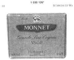 MONNET Grande Fine Cognac