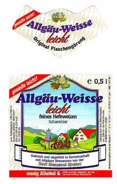 Allgäu-Weisse leicht Original Flaschengärung