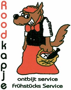 Roodkapje ontbijt service Frühstücks Service