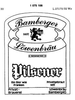 Bamberger Löwenbräu Pilsener