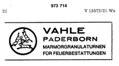 VAHLE PADERBORN MARMORGRANULATURNEN FÜR FEUERBESTATTUNGEN