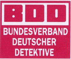 BDD BUNDESVERBAND DEUTSCHER DETEKTIVE