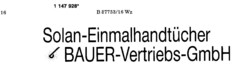 Solan-Einmalhandtücher BAUER-Vertriebs-GmbH