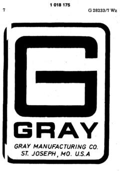 G GRAY MANUFACTURING CO.