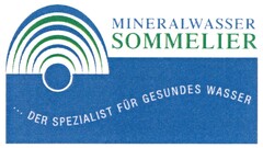 MINERALWASSER SOMMELIER ...DER SPEZIALIST FÜR GESUNDES WASSER