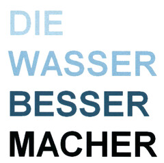 DIE WASSER BESSER MACHER