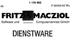 FRITZ & MACZIOL DIENSTWARE