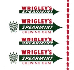 WRIGLEY`S SPEARMINT CHEWING GUM