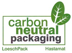 carbon neutral packaging LoeschPack Hastamat