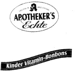 APOTHEKER'S Echte Kinder Vitamin-Bonbons