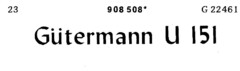 Gütermann U 151