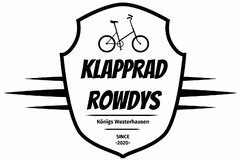 KLAPPRAD ROWDYS Königs Wusterhausen SINCE -2020-