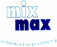 mix max im Handumdrehen schaumig